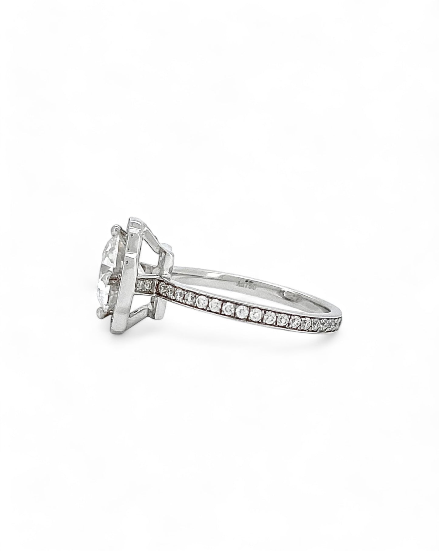 Empress Aura Moissanite Ring