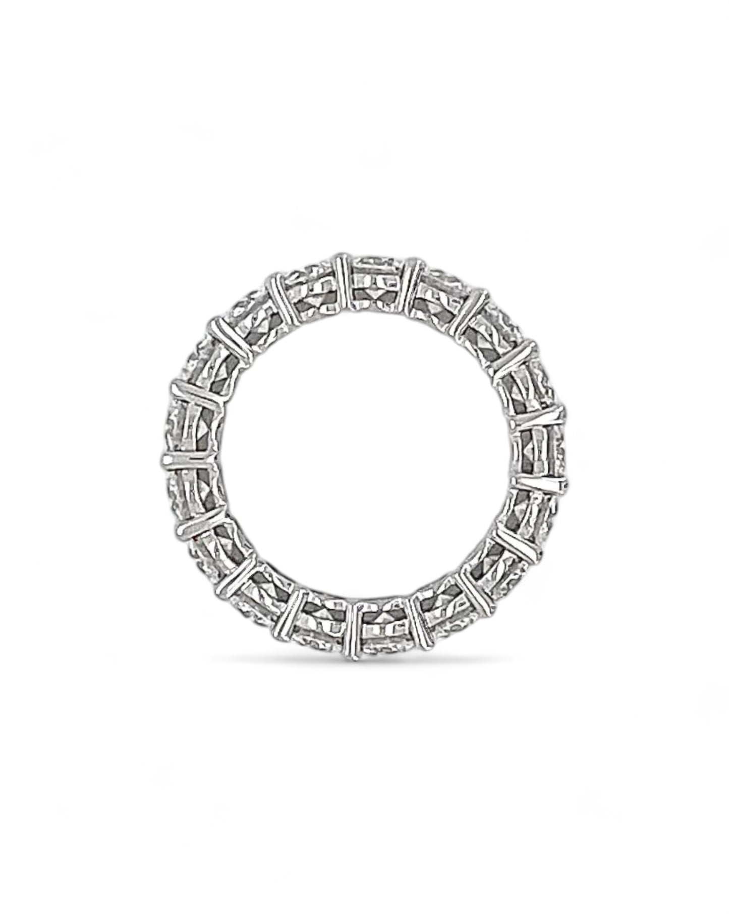 Promise Oval Moissanite Band Ring