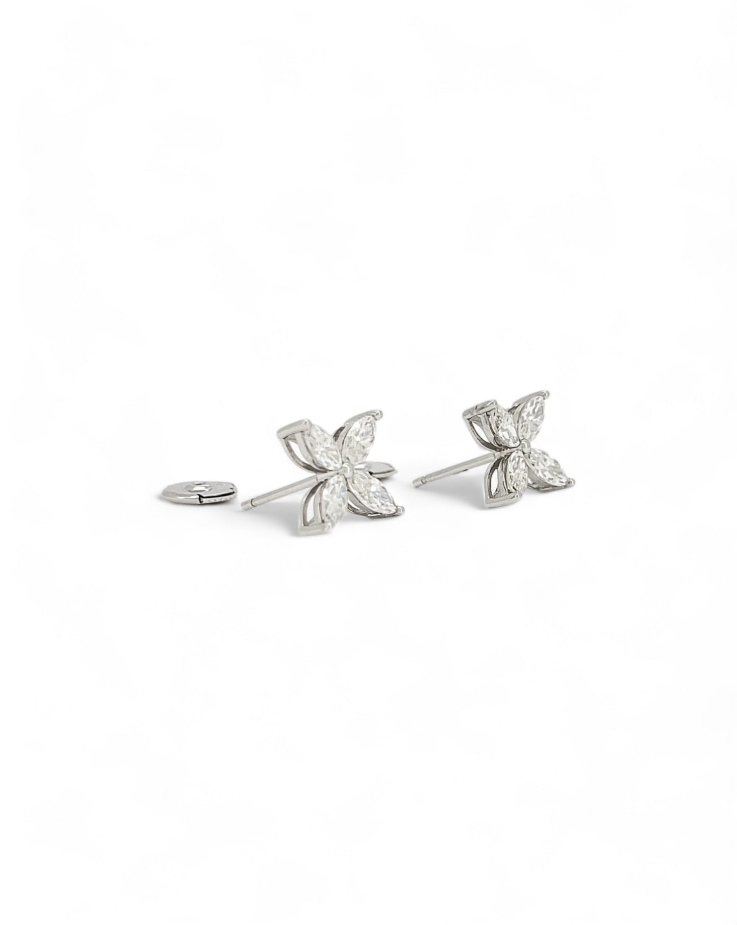 Whisper Round Moissanit Earrings