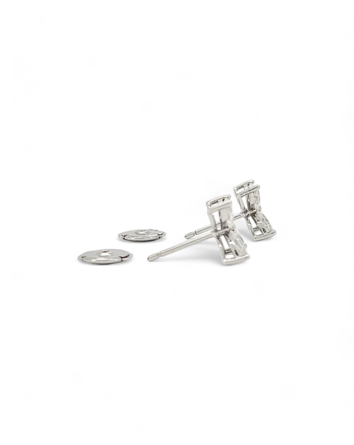 Whisper Round Moissanit Earrings