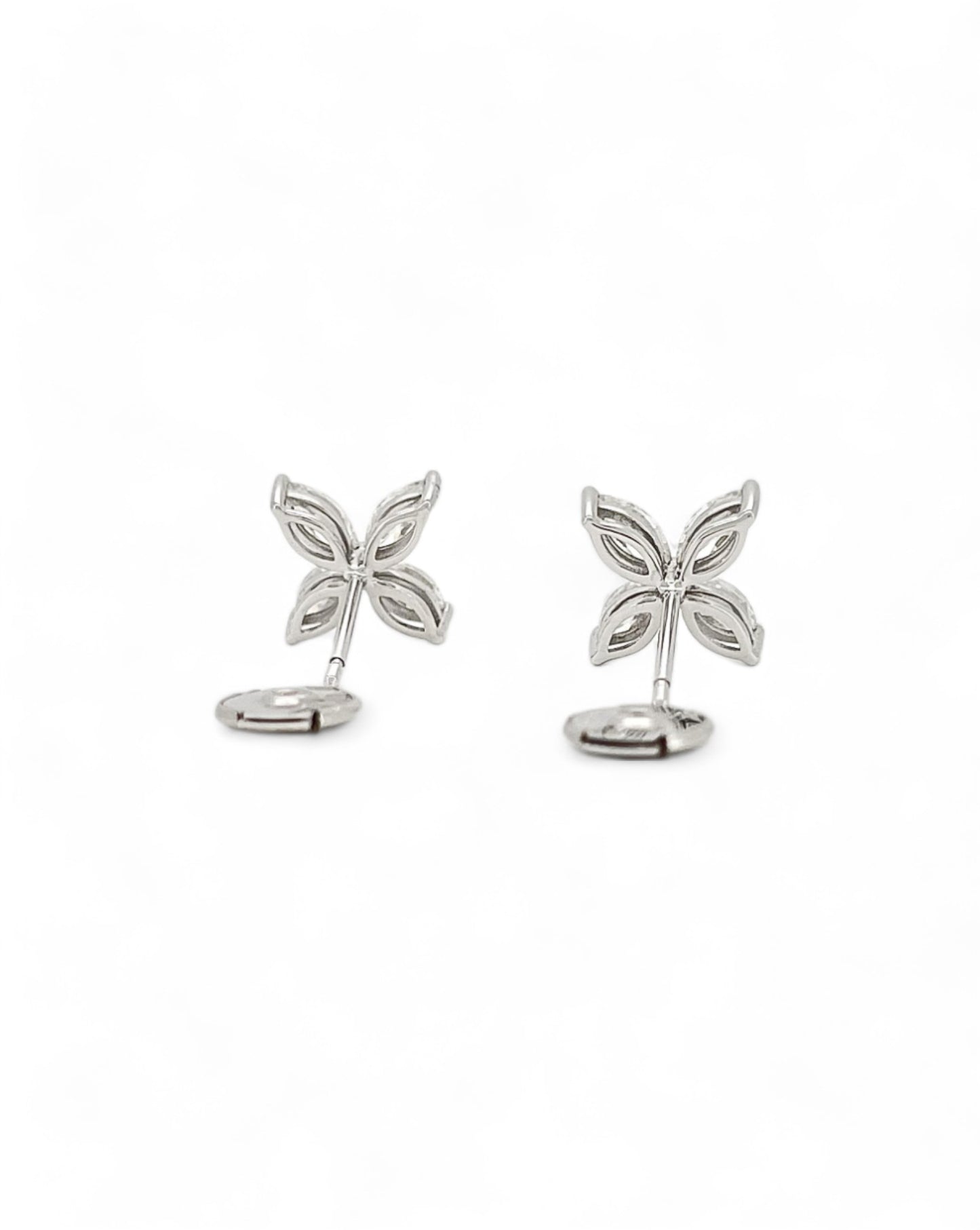 Whisper Round Moissanit Earrings