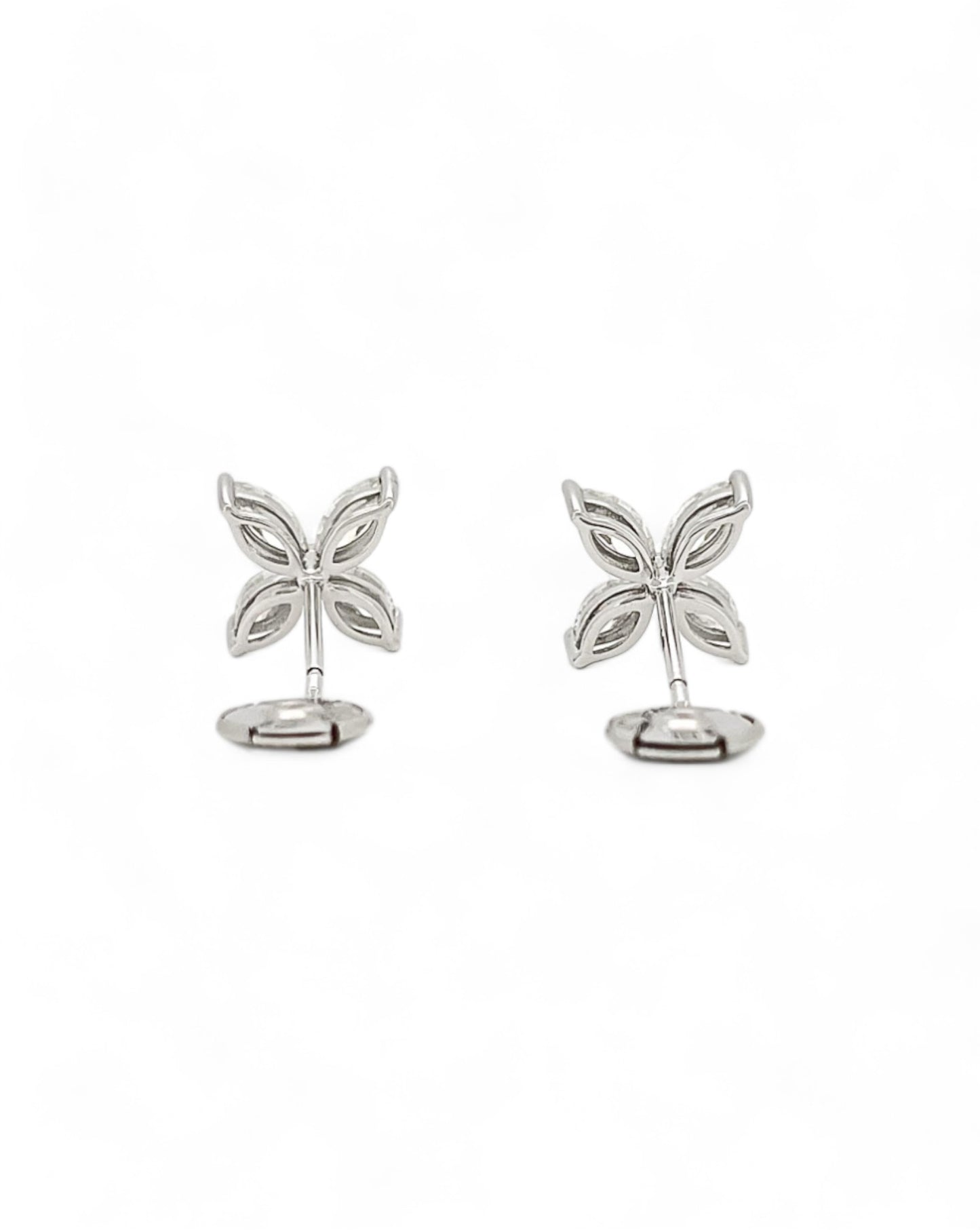 Whisper Round Moissanit Earrings