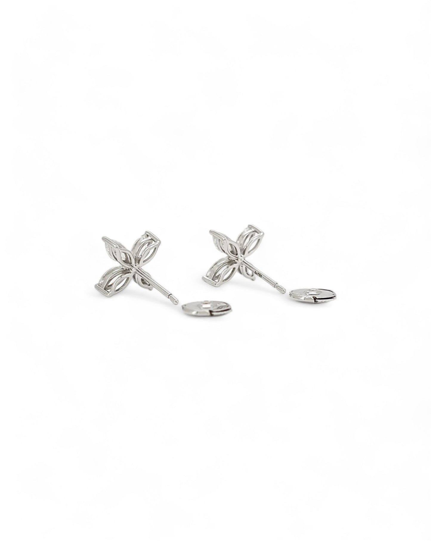 Whisper Round Moissanit Earrings