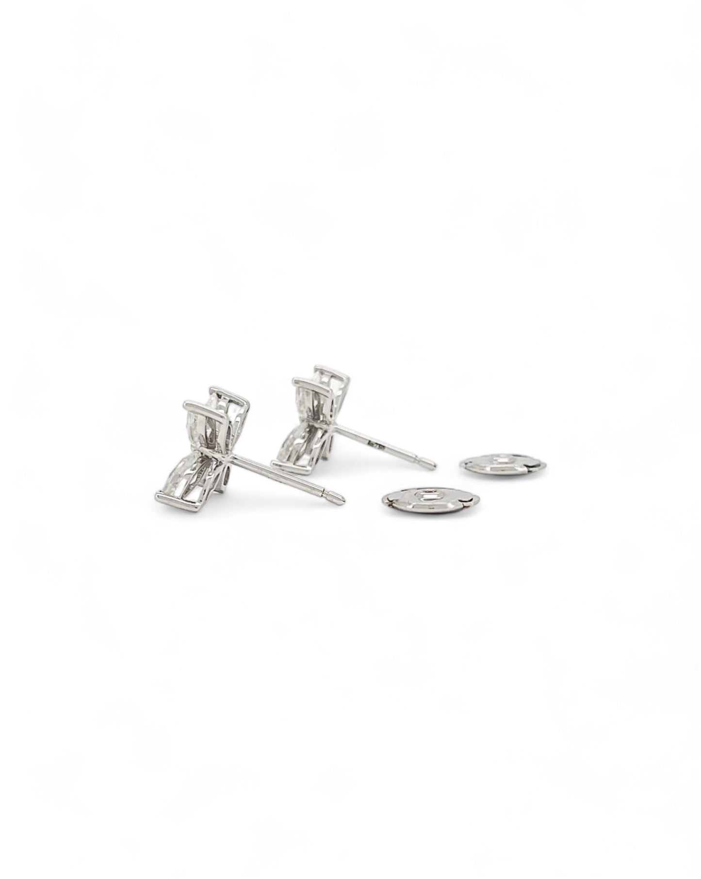 Whisper Round Moissanit Earrings