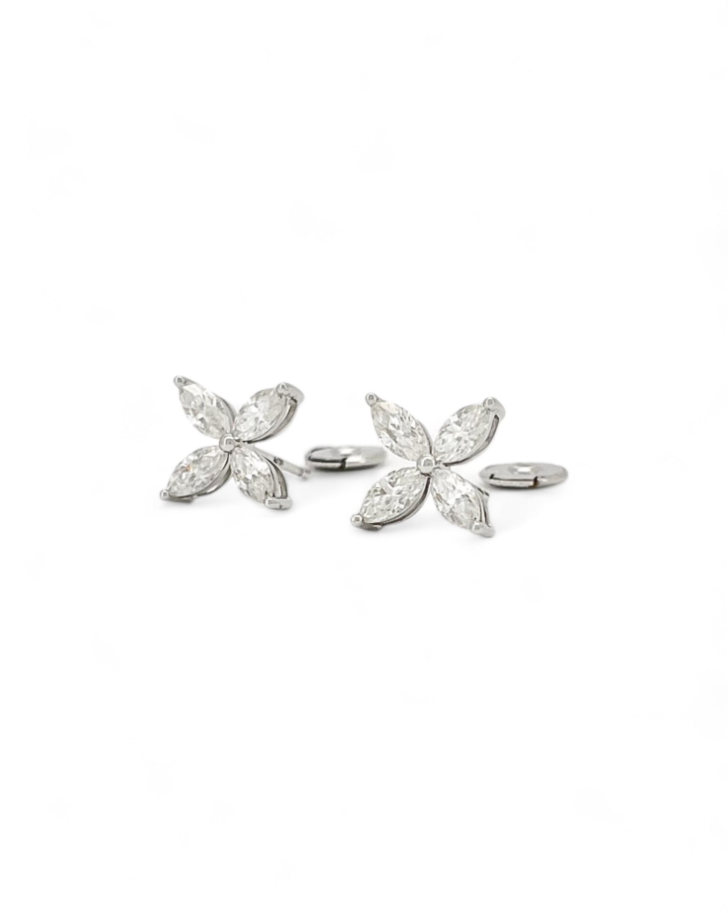 Whisper Round Moissanit Earrings