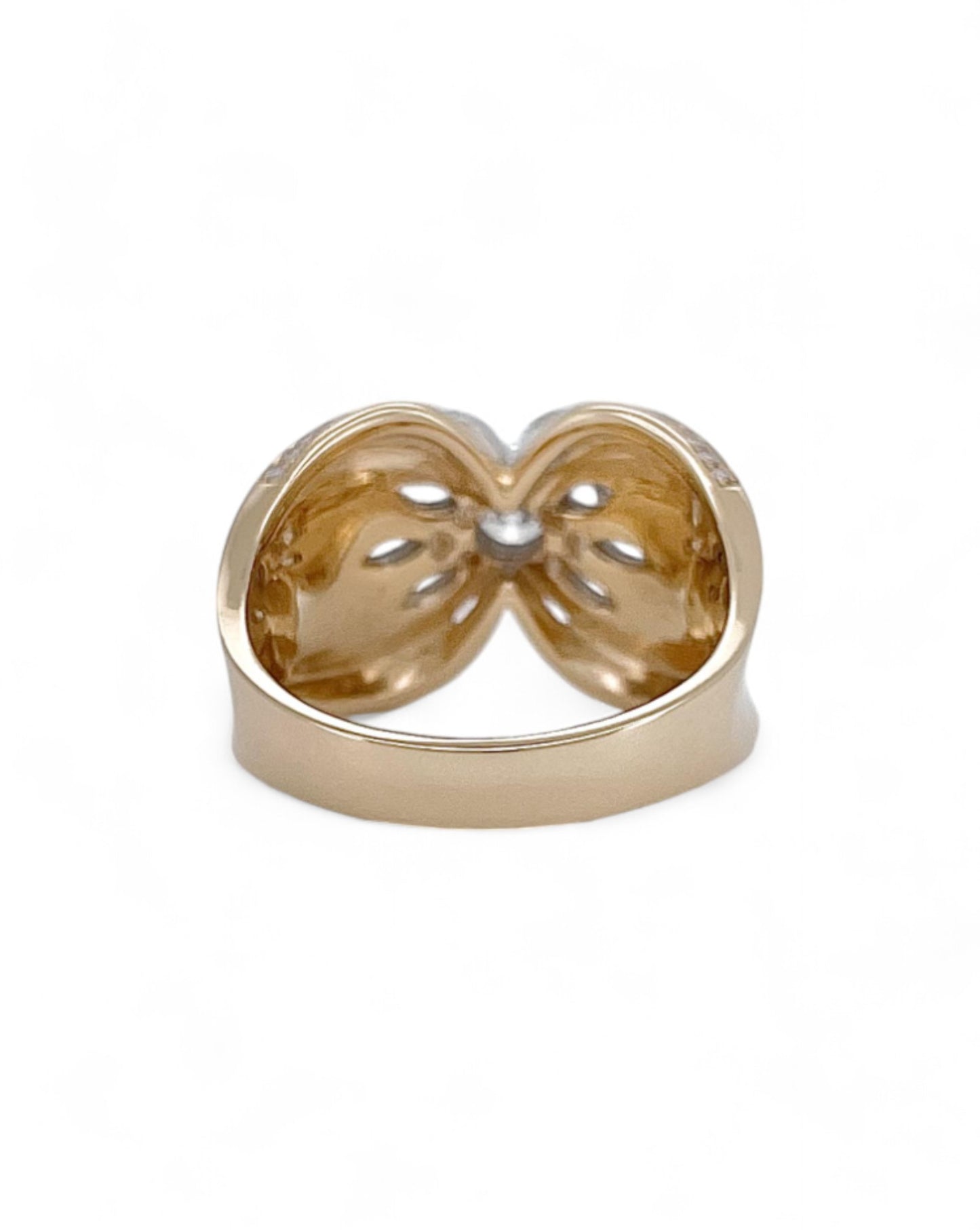 Heirloom Sunburst Bloom Statement Diamond Ring