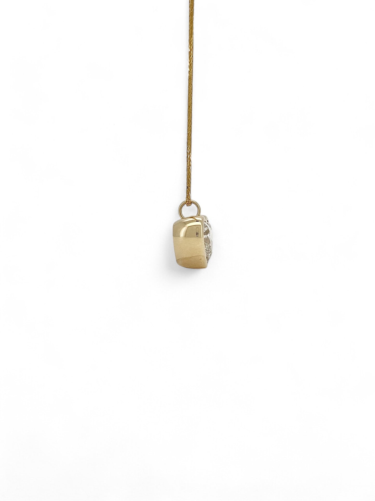 Tipsy Heart of Light Diamond Pendant