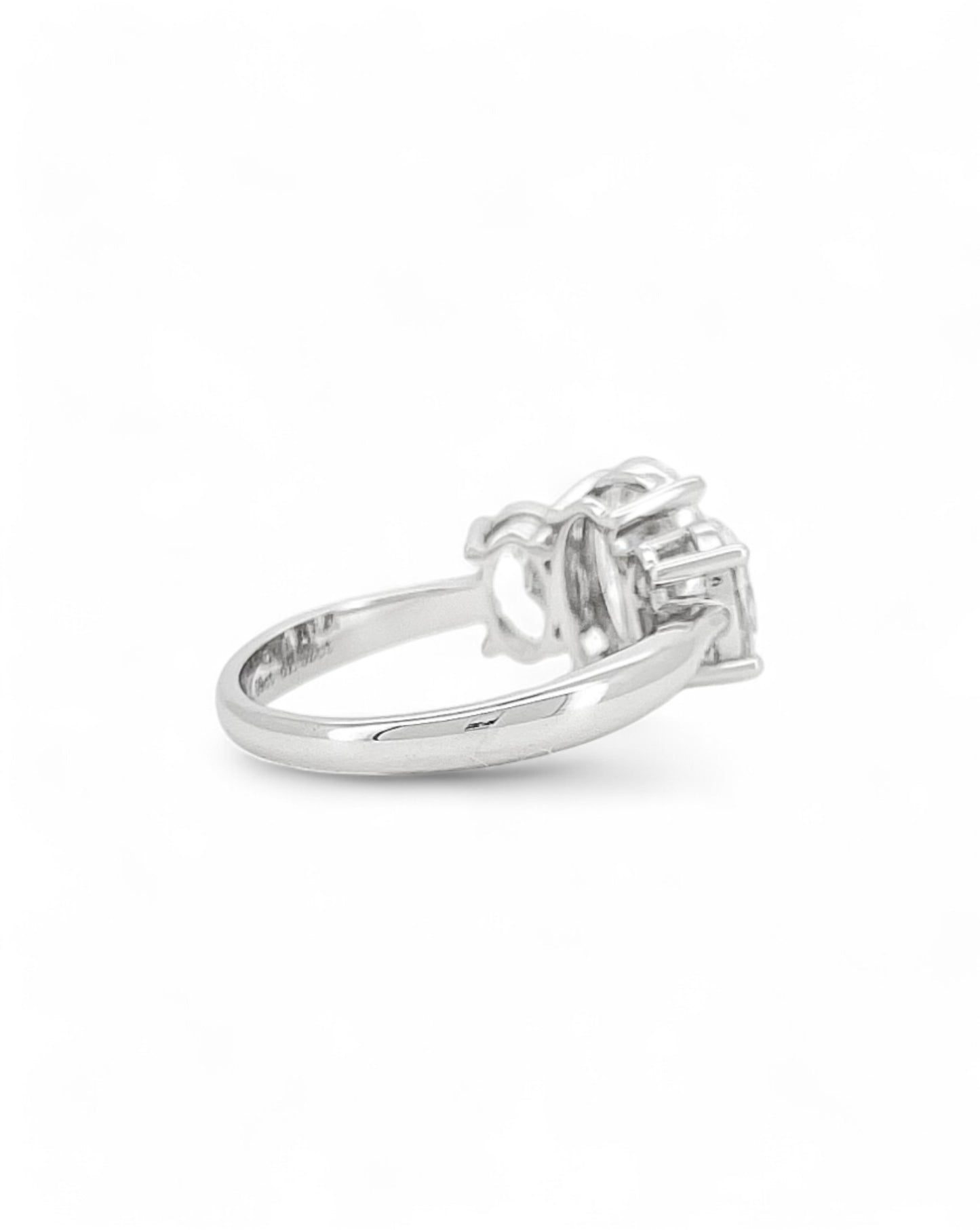 Elegance Triple Oval Diamond Ring