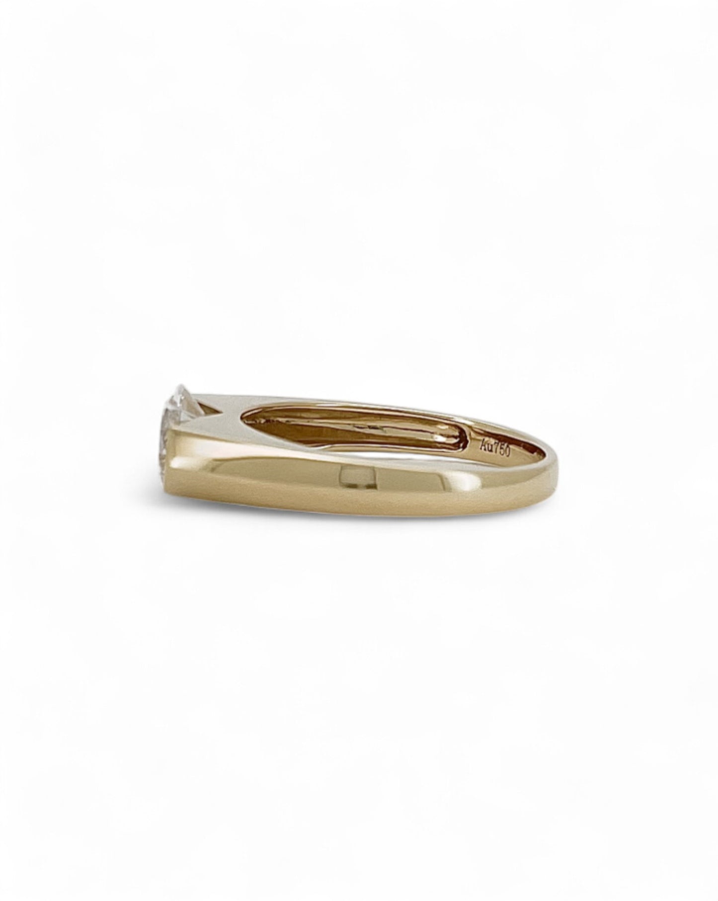 Tipsy East-west Set Marquise Diamond Ring