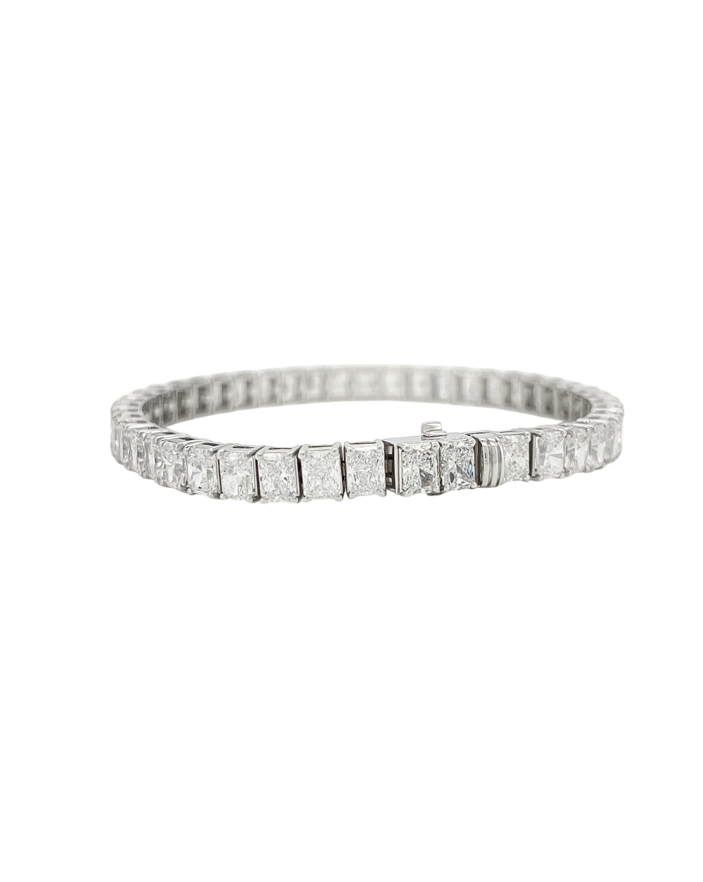 Moonlight Radiant-cut Diamond Tennis Bracelet