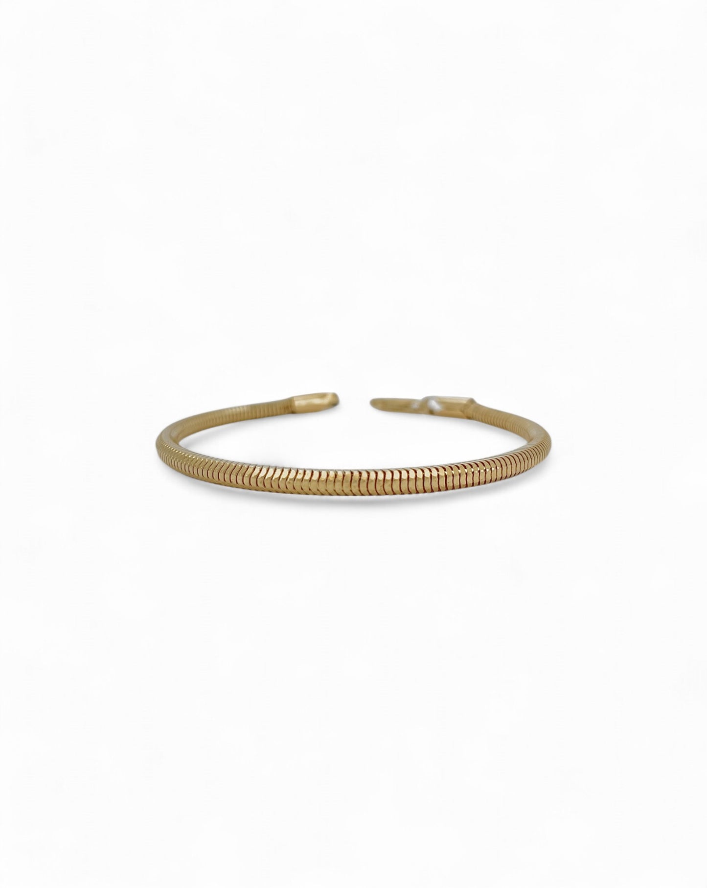 Heirloom Serpentine Gold Cuff
