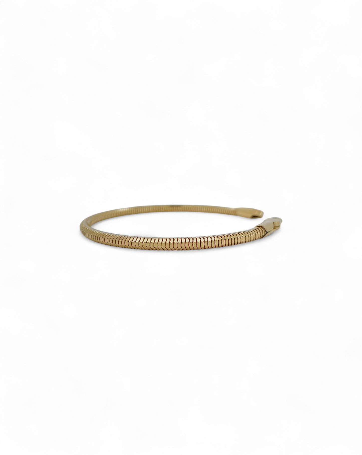 Heirloom Serpentine Gold Cuff