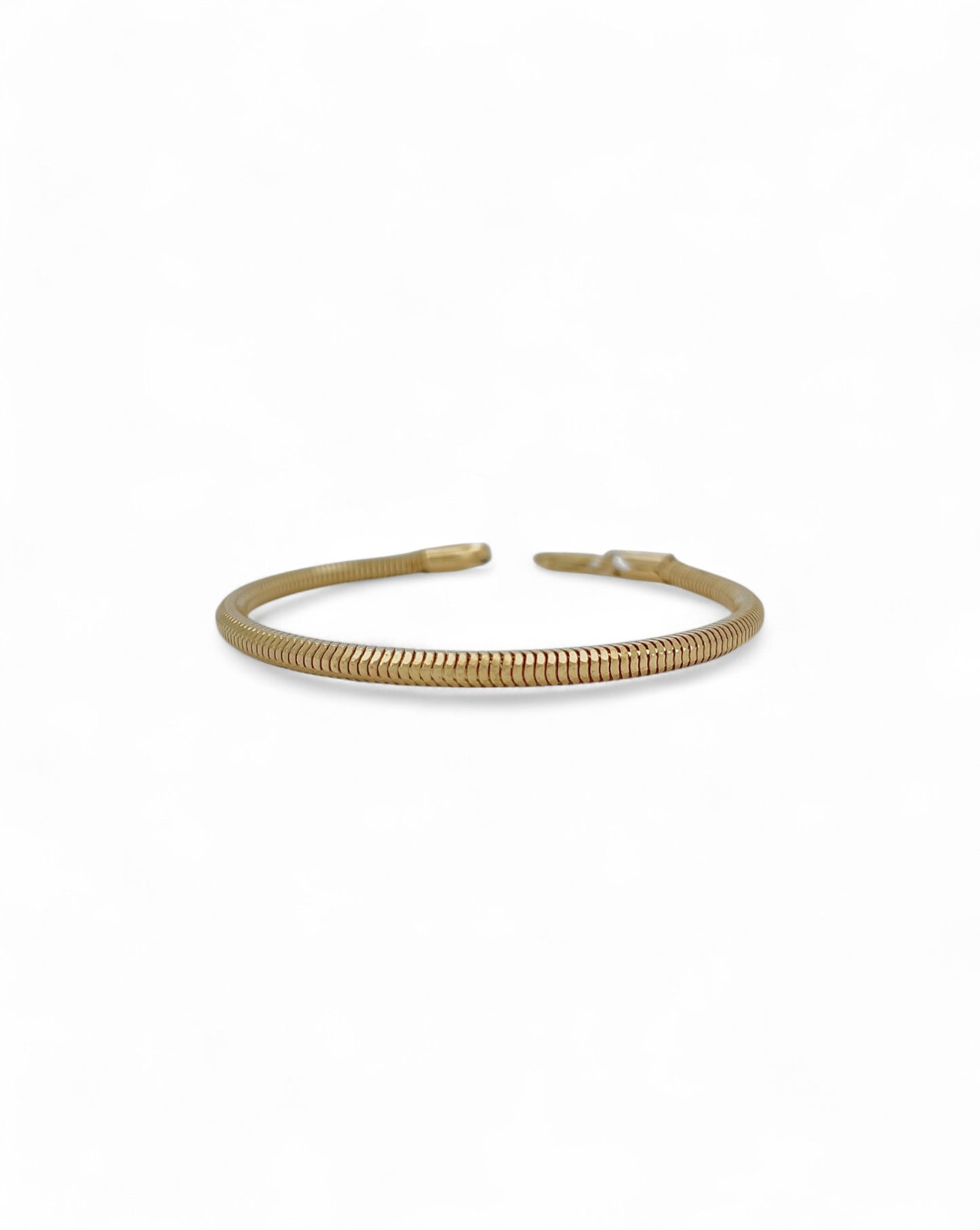 Heirloom Serpentine Gold Cuff