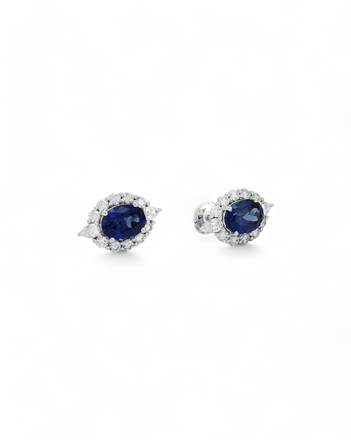 Heirloom Exquisite Sapphire Stud Earrings
