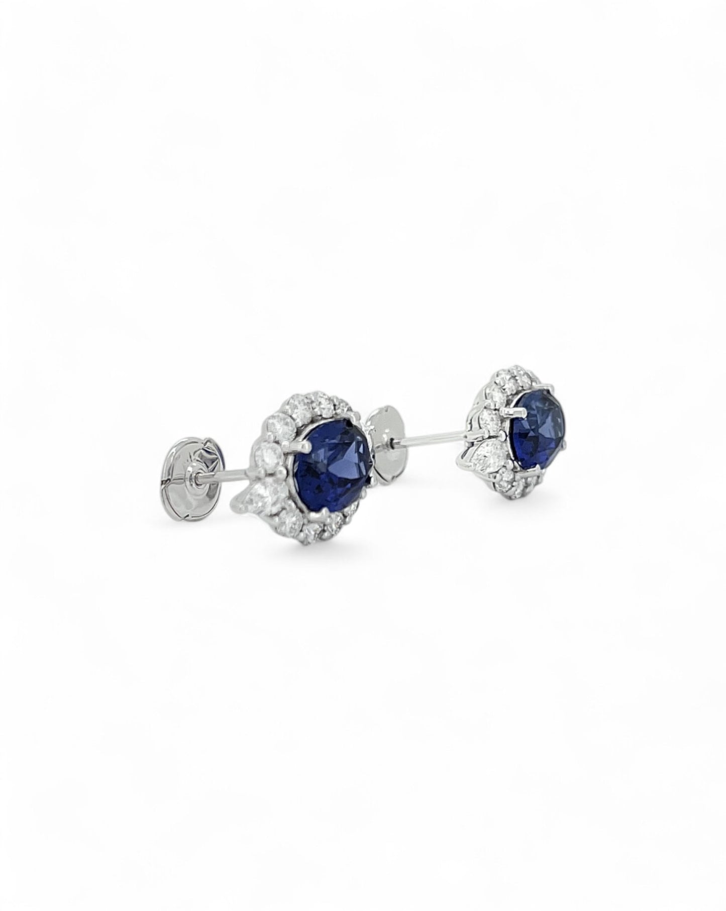 Heirloom Exquisite Sapphire Stud Earrings