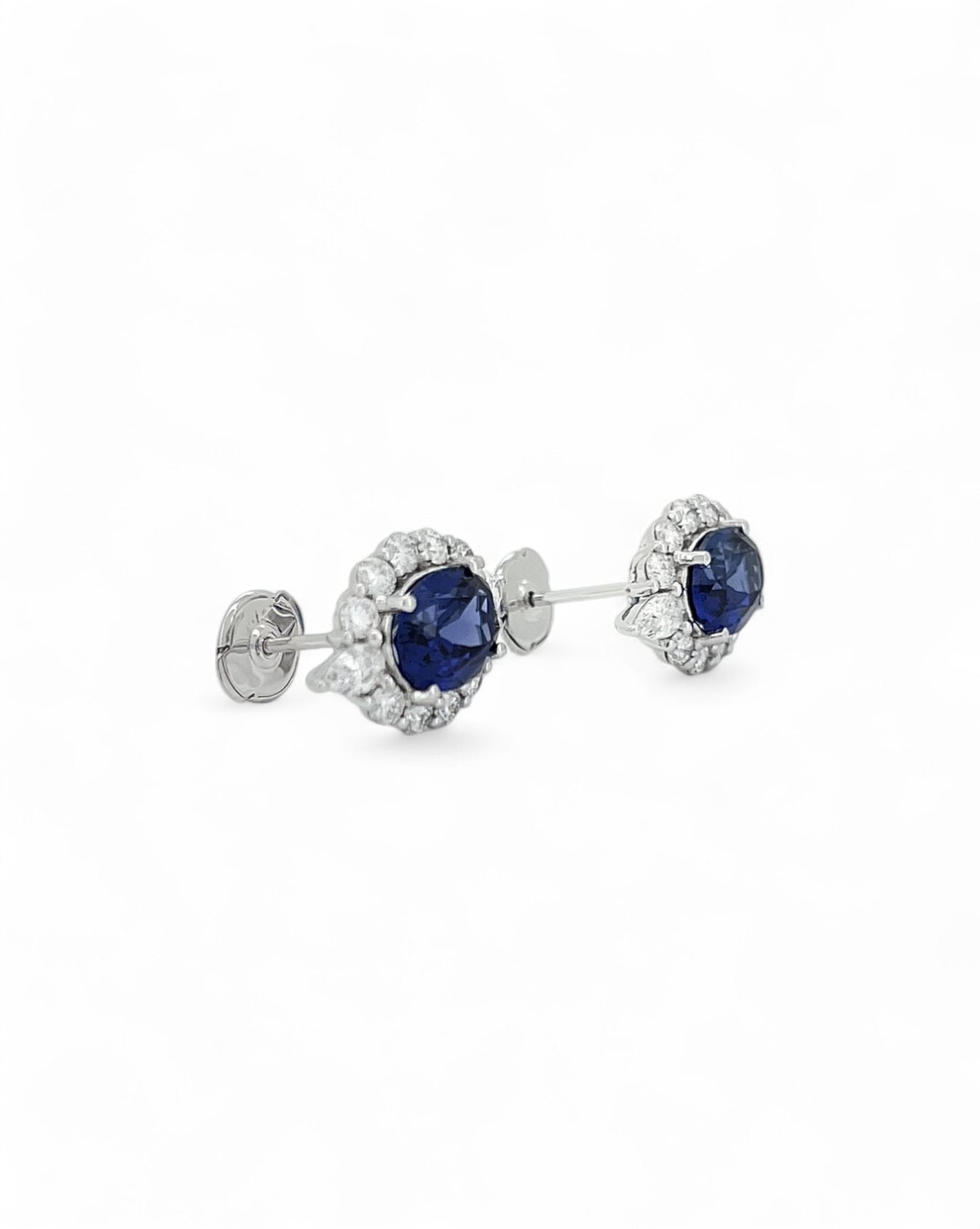 Heirloom Exquisite Sapphire Stud Earrings