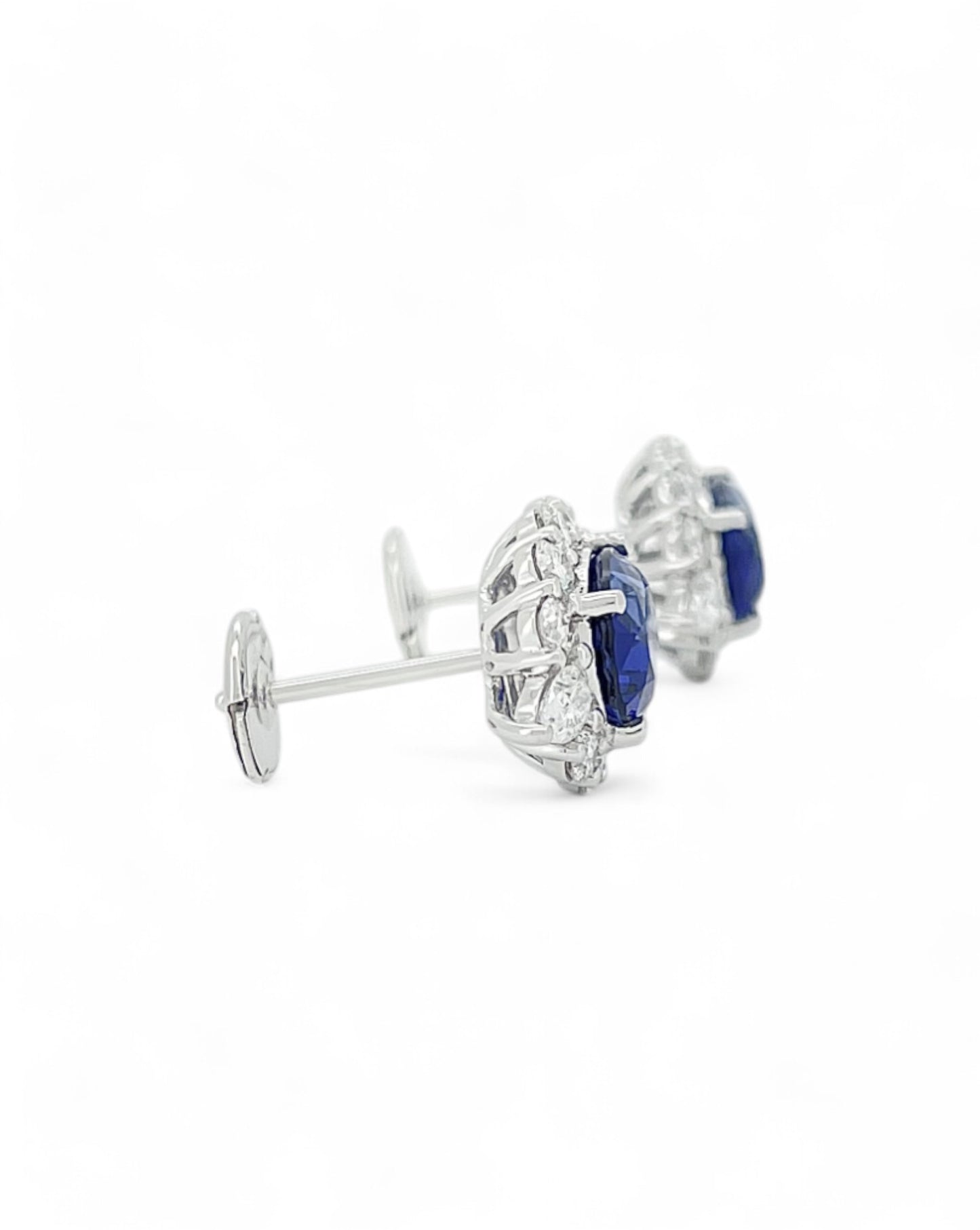 Heirloom Exquisite Sapphire Stud Earrings