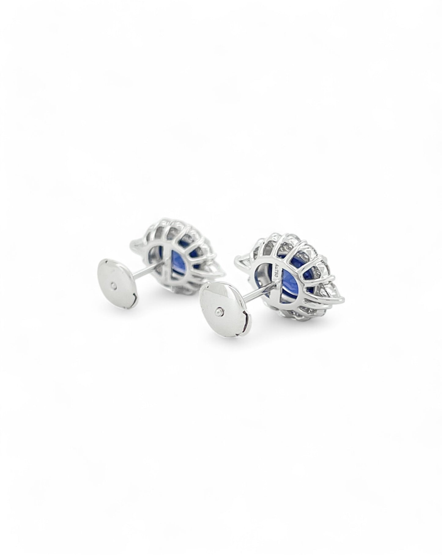 Heirloom Exquisite Sapphire Stud Earrings