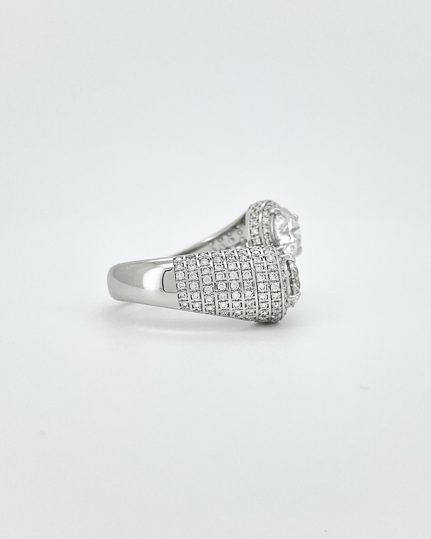 Heirloom Celestial Duo Diamond Signet Rings