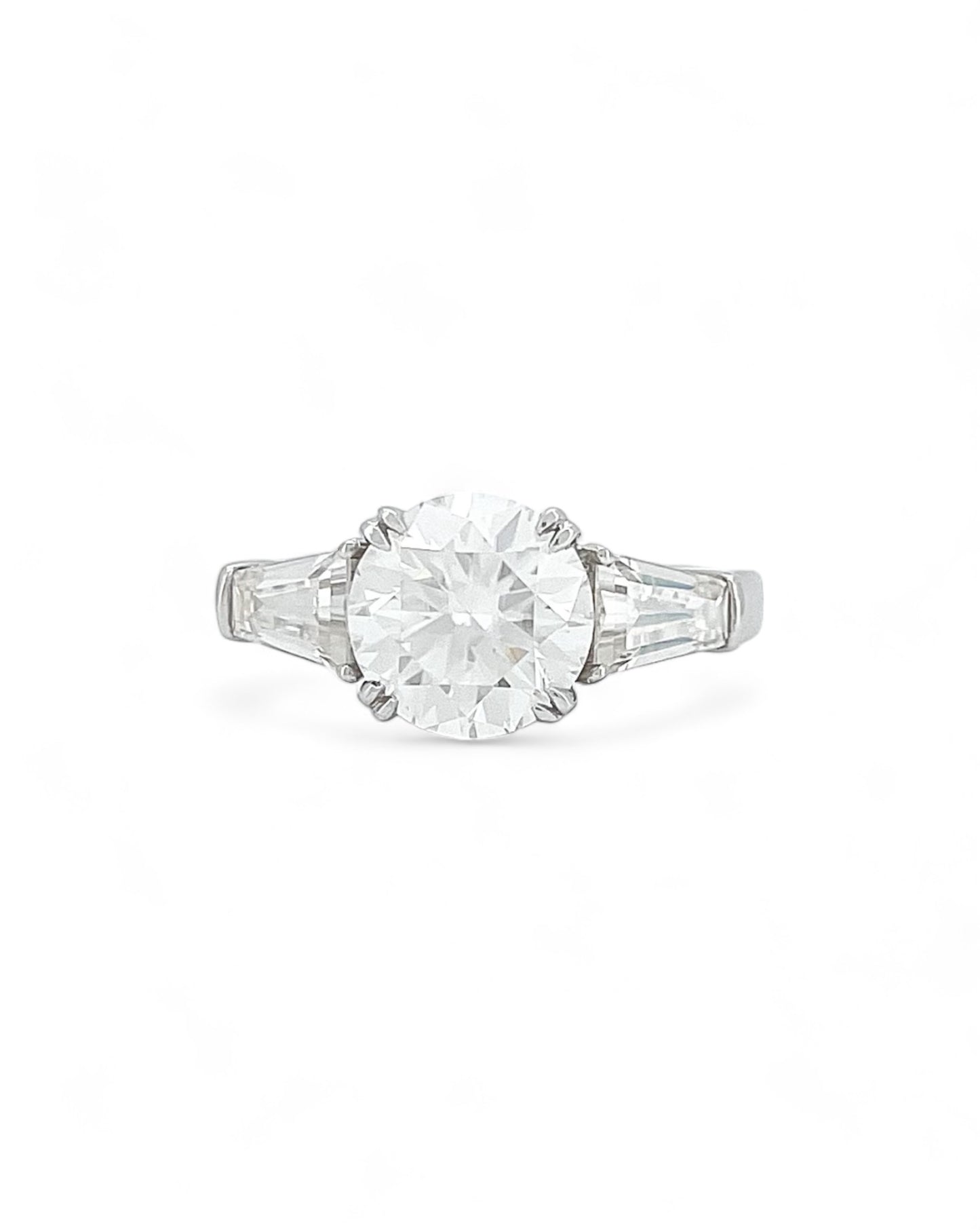 Elegance Original Round Moissanite Ring