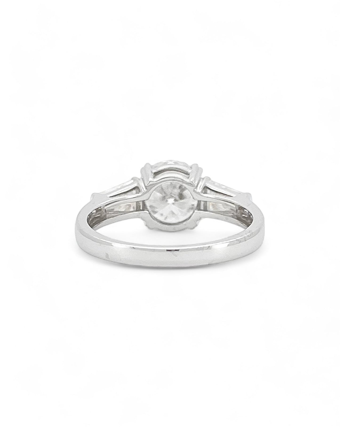 Elegance Original Round Moissanite Ring