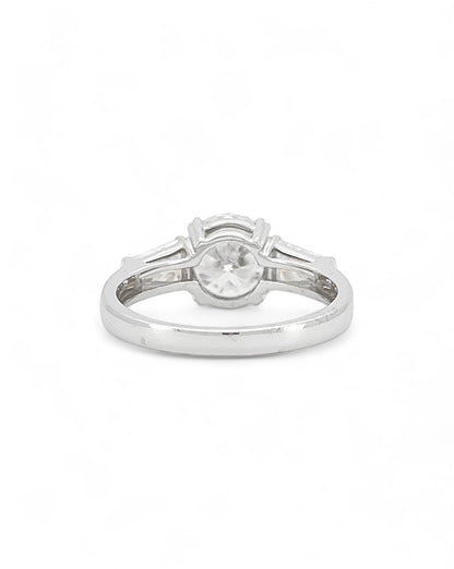 Elegance Original Round Moissanite Ring