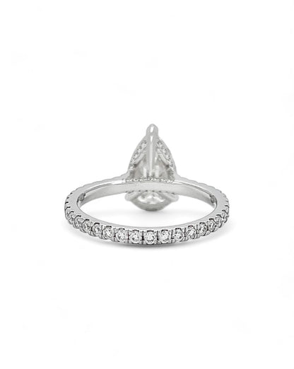 Privé Pear Moissanite Ring