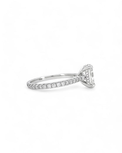 Privé Emerald Cut Moissanite Ring