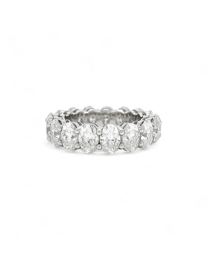 Promise Oval Moissanite Band Ring