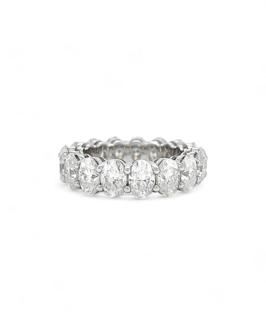 Promise Oval Moissanite Band Ring