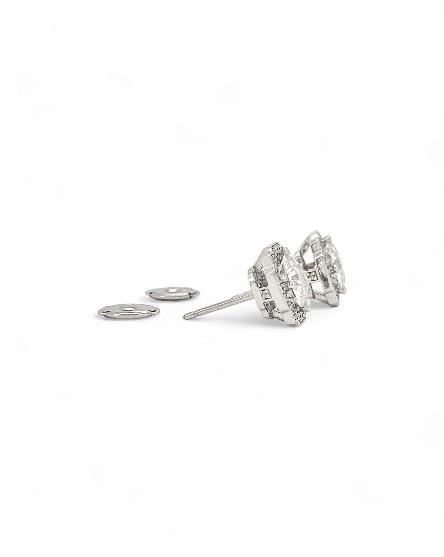 Empress Aura Moissanite Earrings