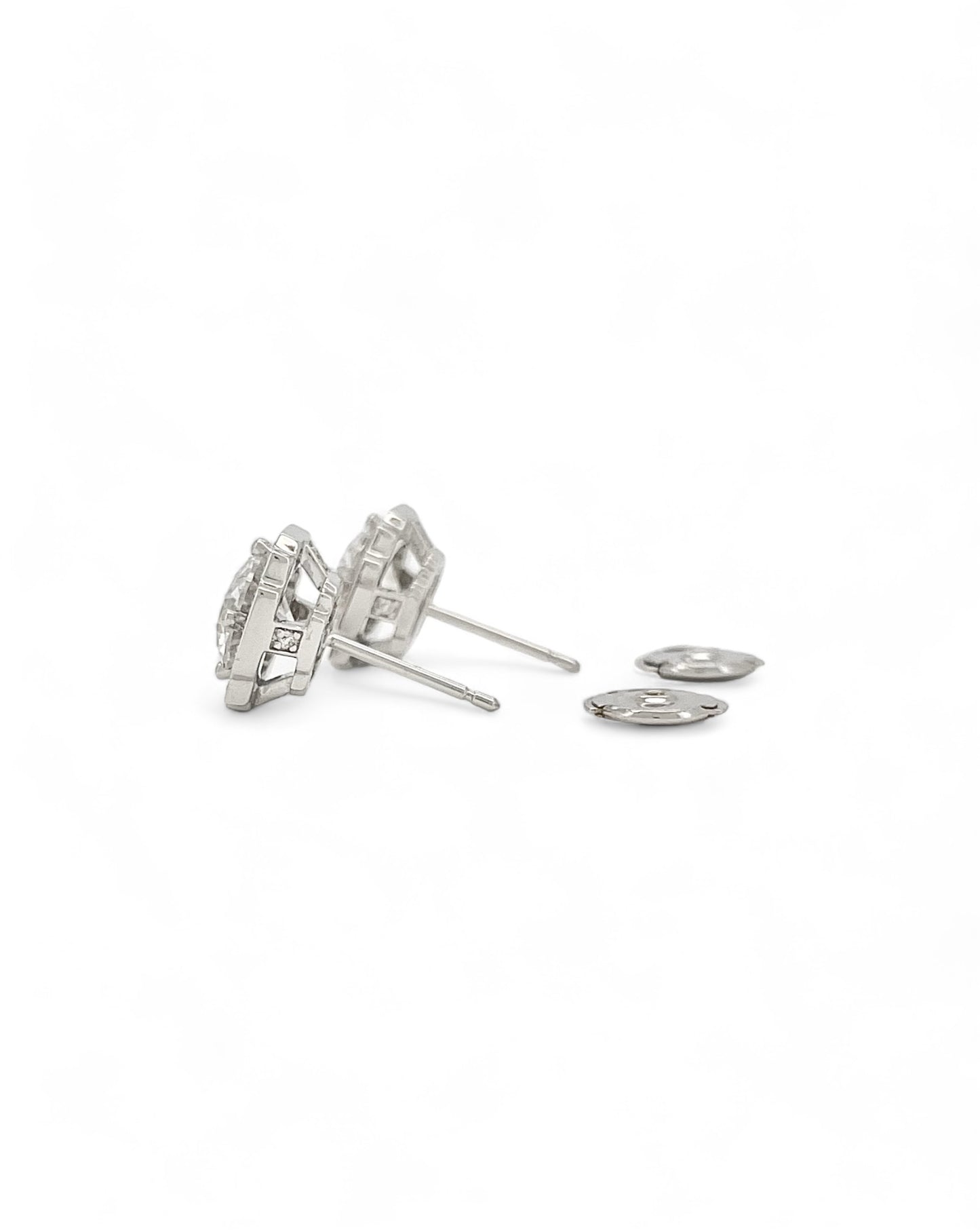 Empress Aura Moissanite Earrings