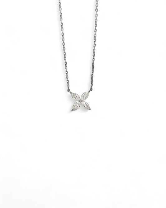 Whisper Round Moissanite Necklace