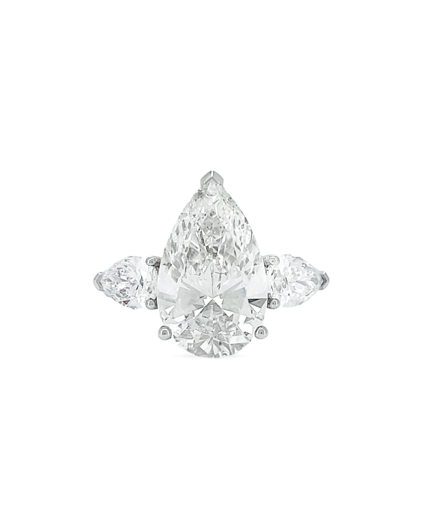 Elegance Pear Diamond Ring