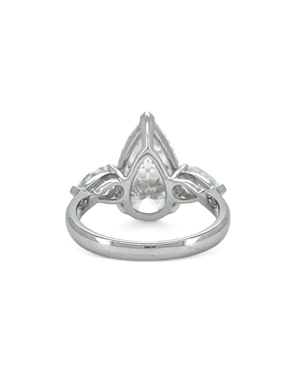 Elegance Pear Diamond Ring