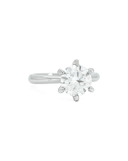 Classic Round Moissanite Ring