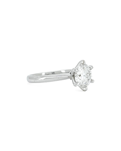 Classic Round Moissanite Ring