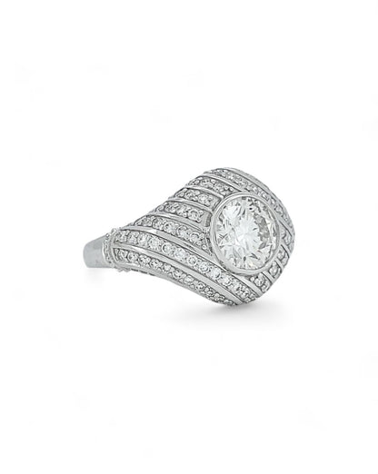 Heirloom Round Diamond Ring