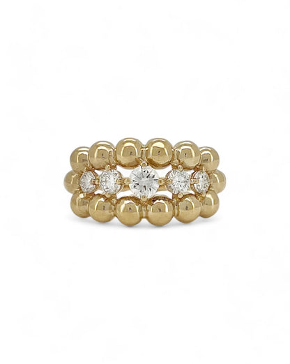 Heirloom Gilded Constellation Diamond Ring