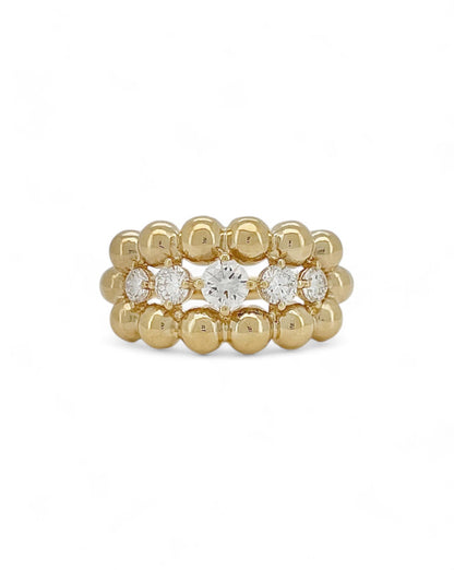 Heirloom Gilded Constellation Diamond Ring