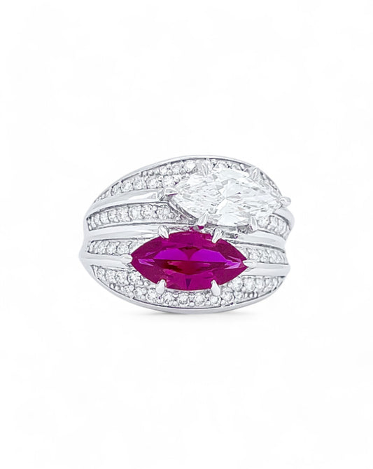 Heirloom Royal Blossom Diamond Ring