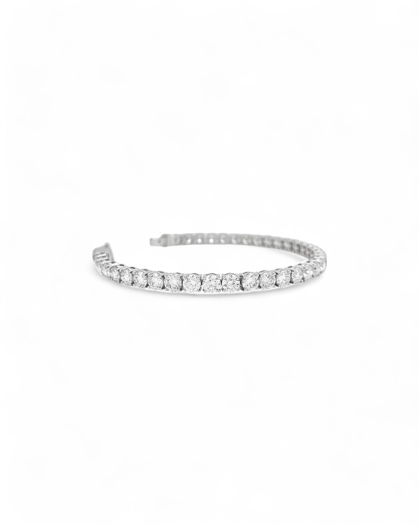 Moonlight Round Lab Diamond Tennis Bracelet