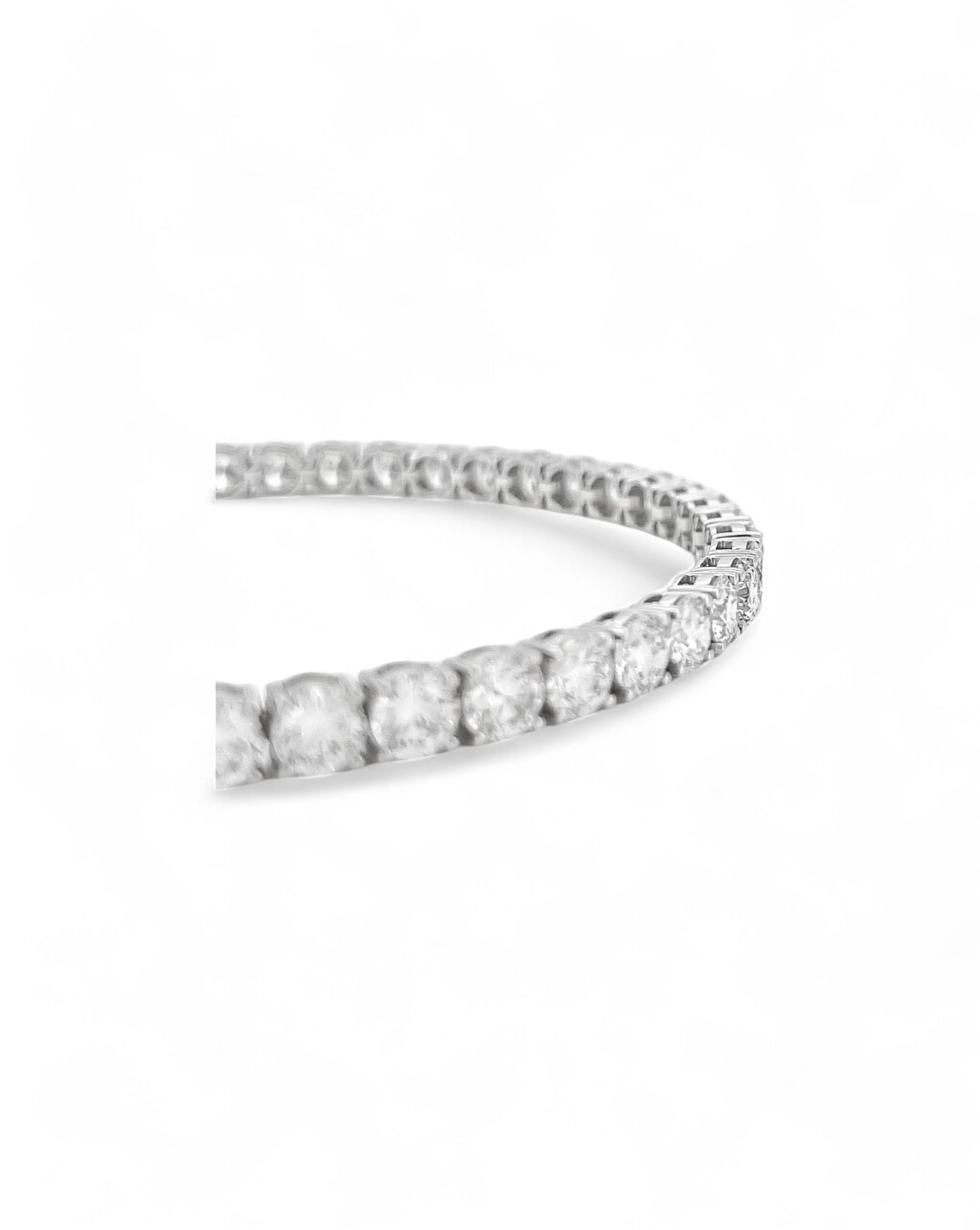 Moonlight Round Lab Diamond Tennis Bracelet
