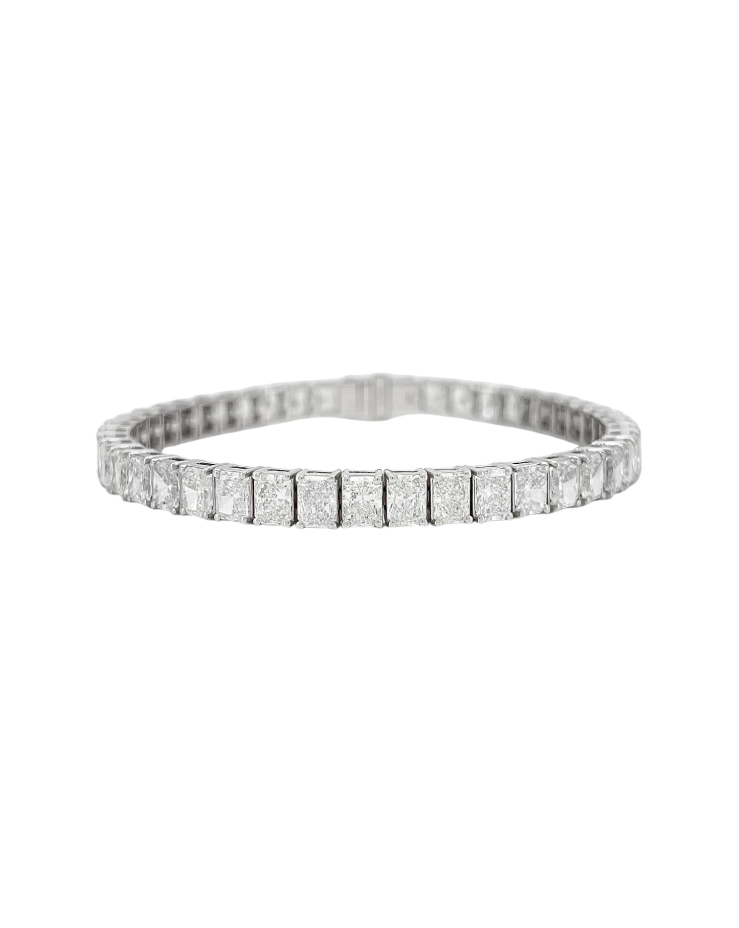 Moonlight Radiant-cut Diamond Tennis Bracelet