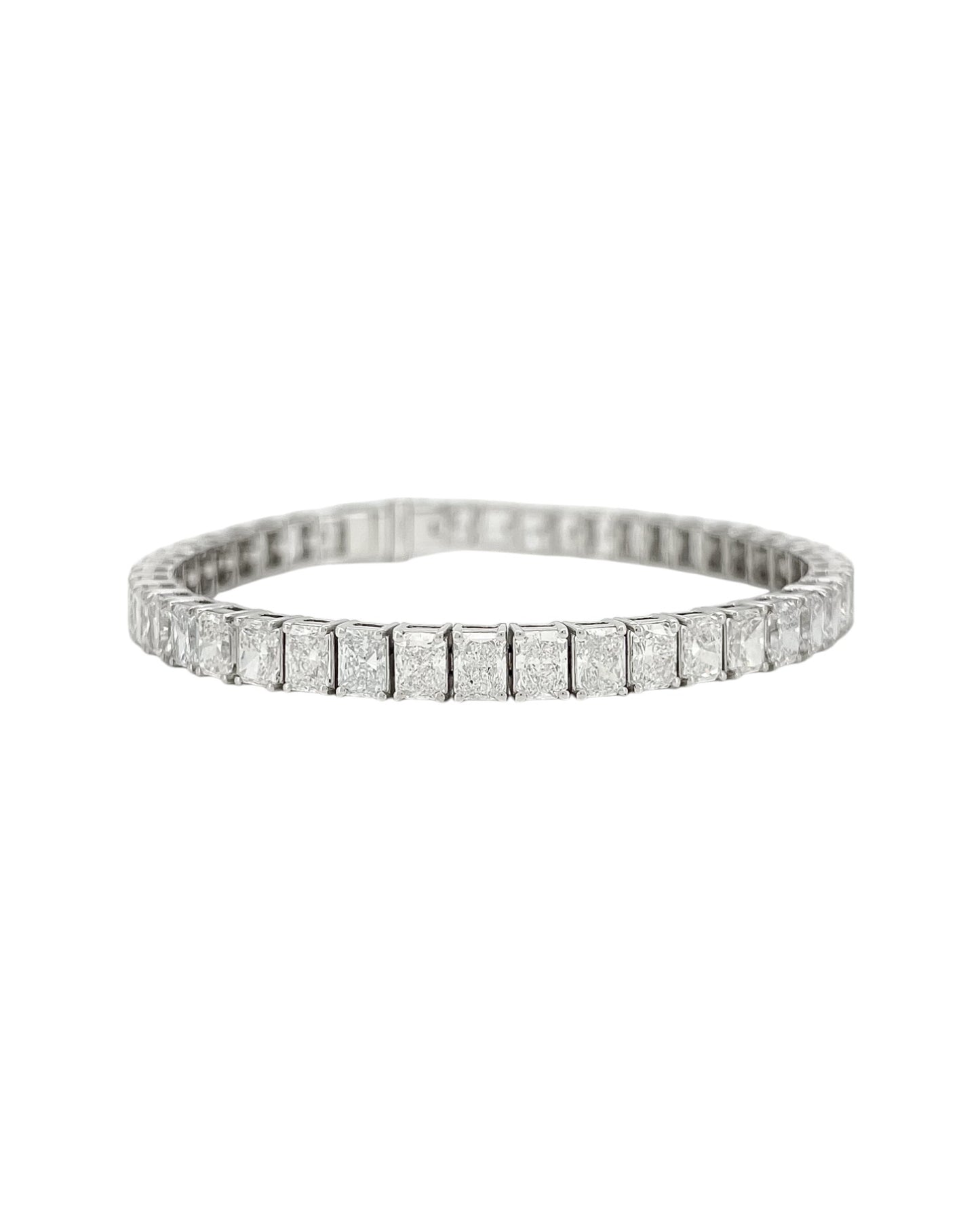 Moonlight Radiant-cut Diamond Tennis Bracelet