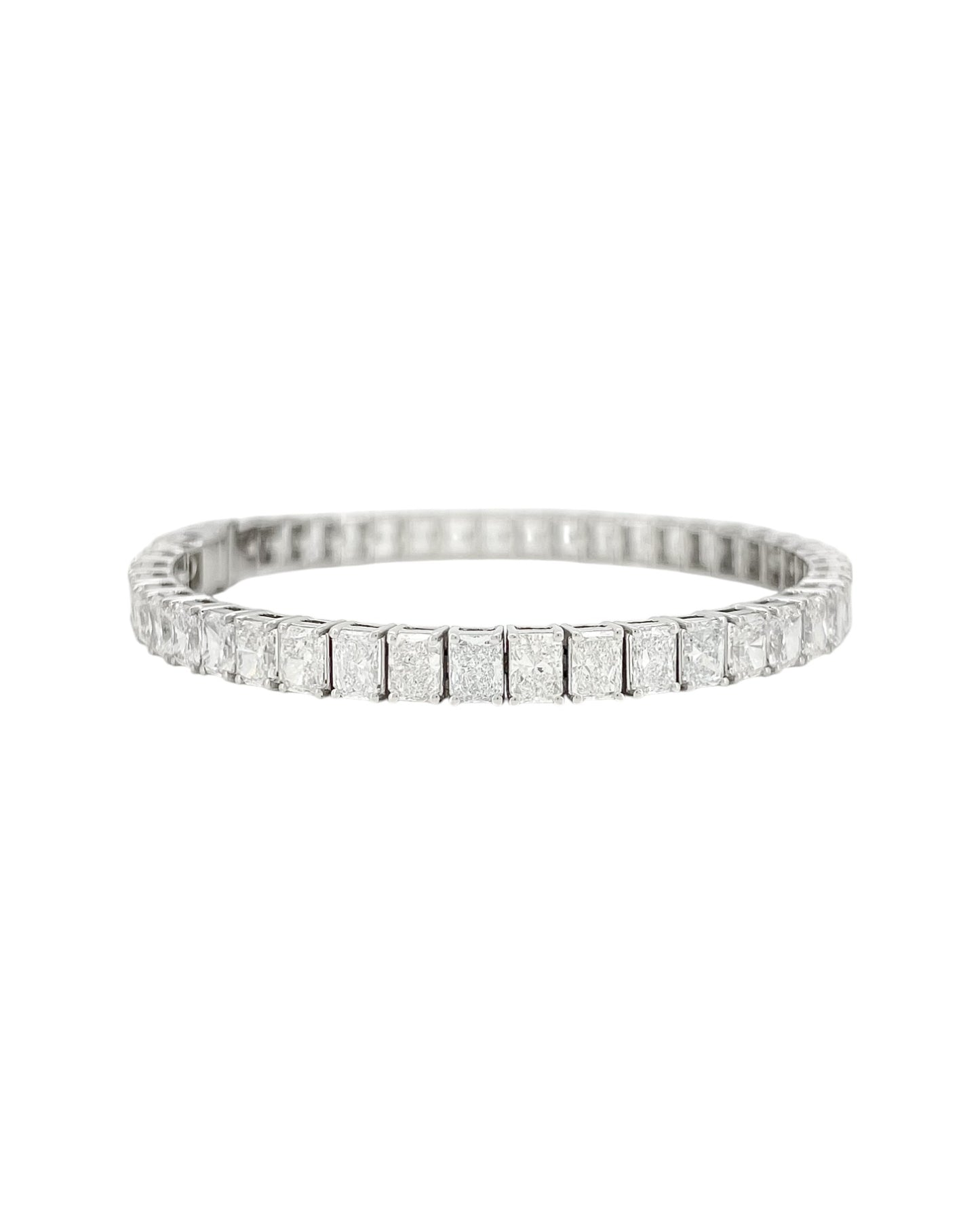 Moonlight Radiant-cut Diamond Tennis Bracelet