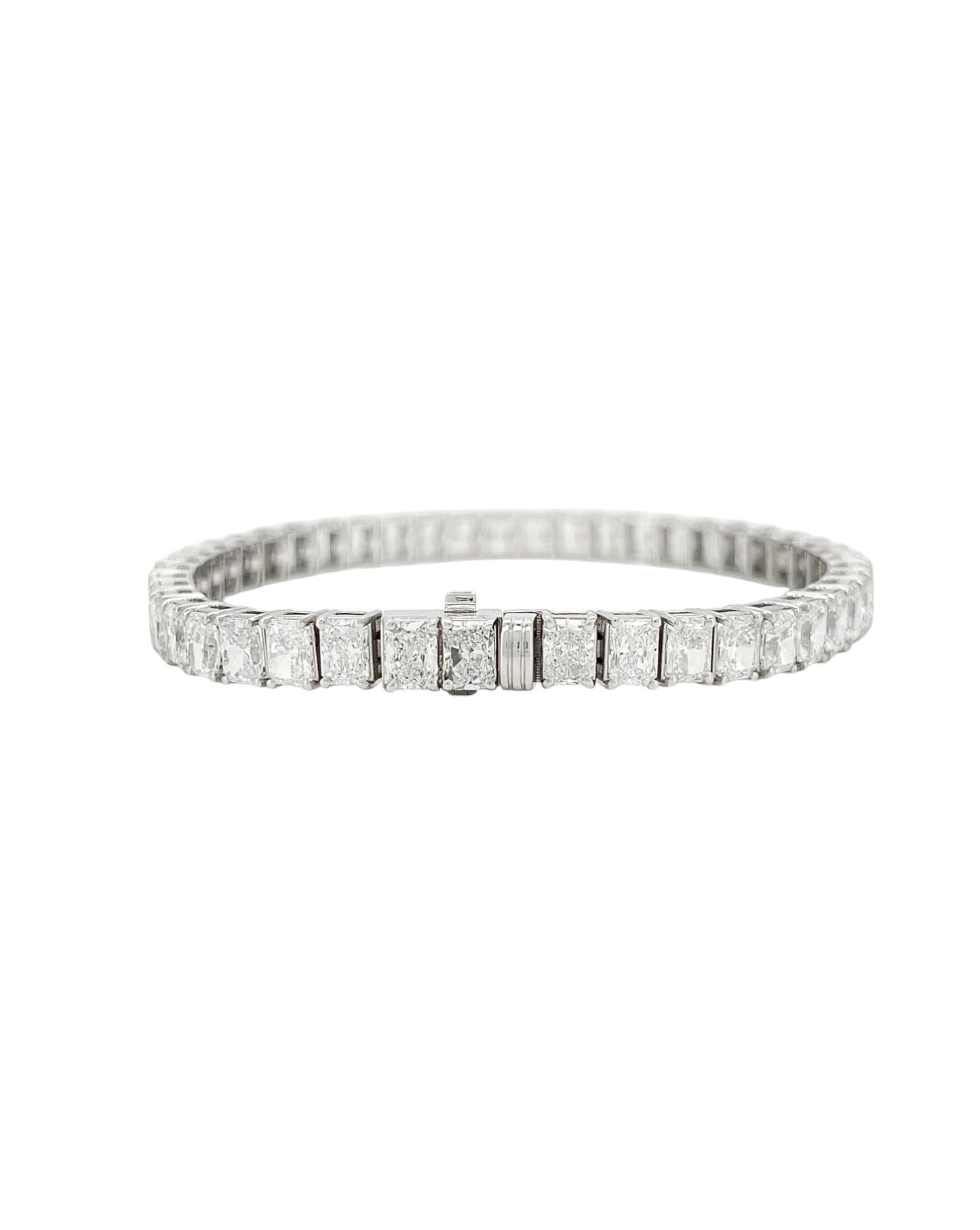 Moonlight Radiant-cut Diamond Tennis Bracelet