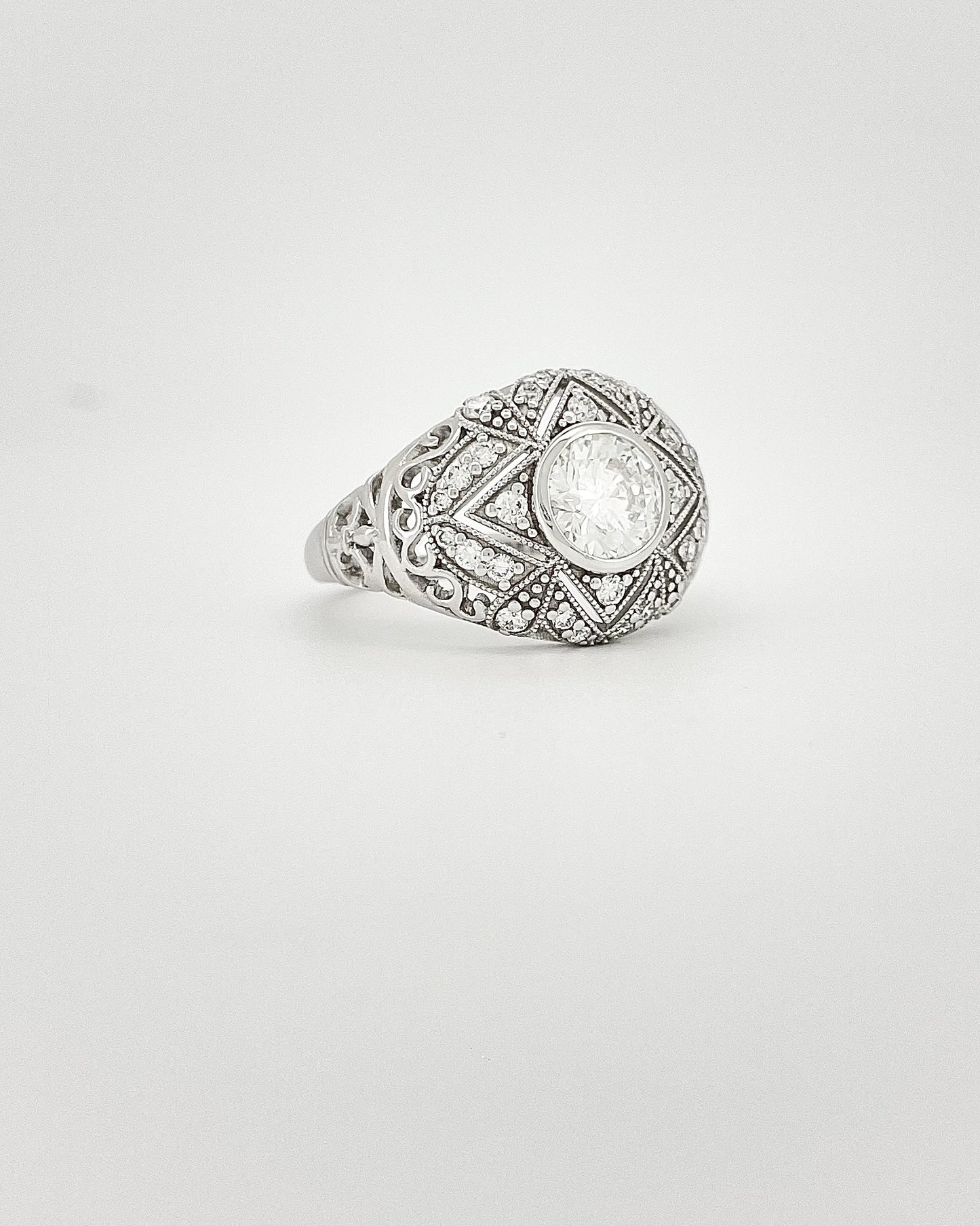 Heirloom Duchess Art Deco Diamond Ring