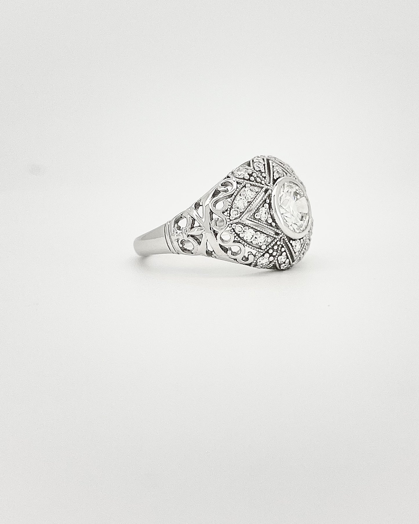 Heirloom Duchess Art Deco Diamond Ring