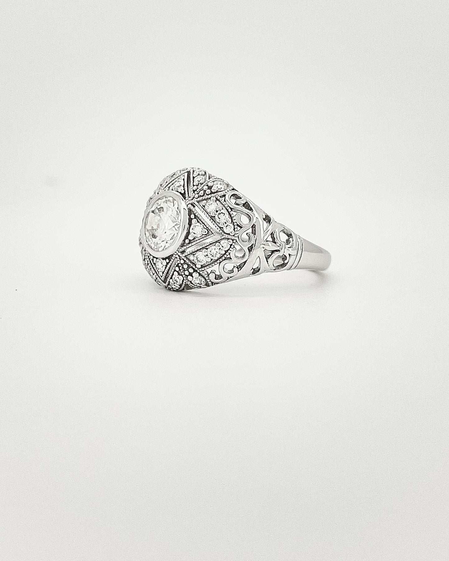 Heirloom Duchess Art Deco Diamond Ring